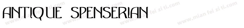 Antique Spenserian字体转换